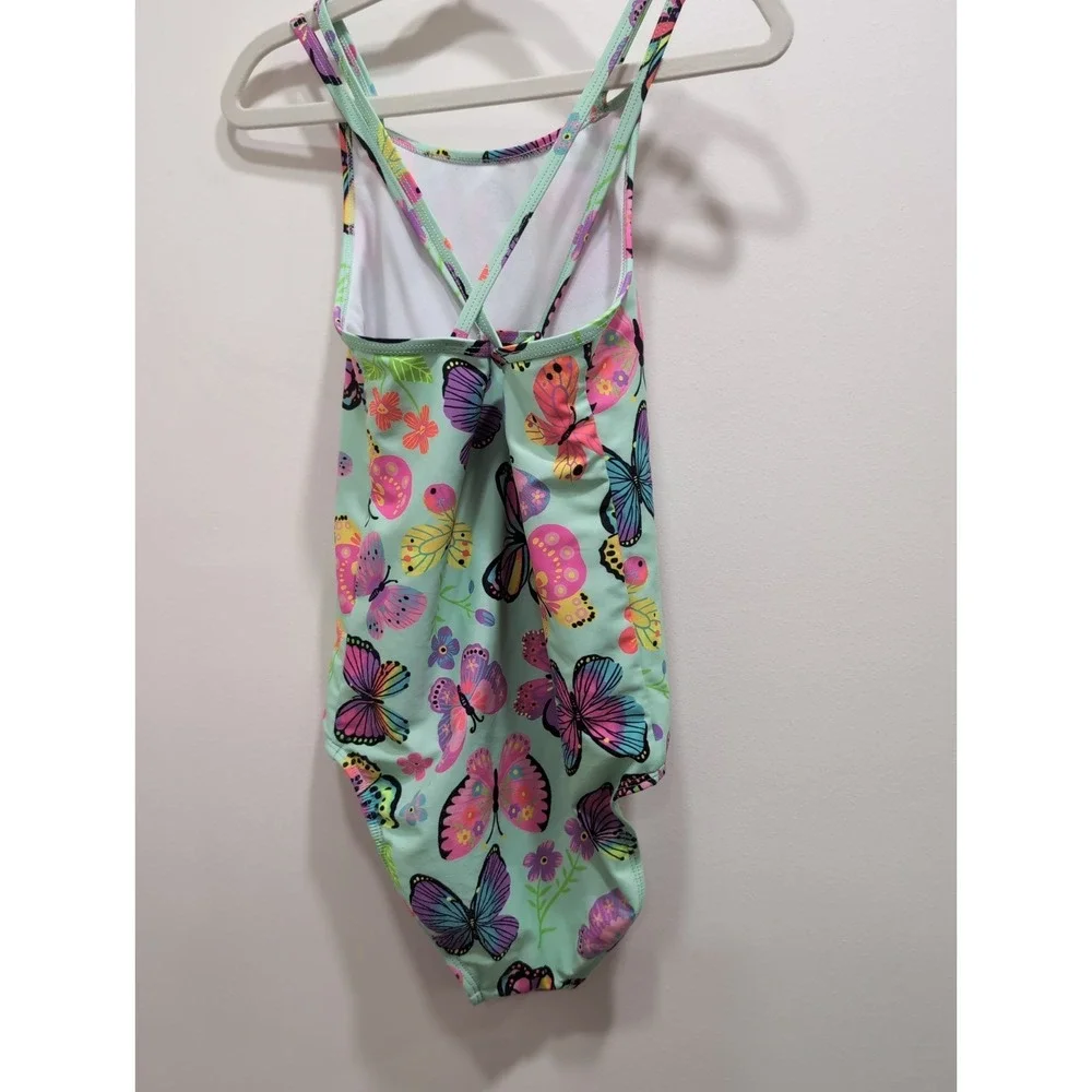 The Children's Place Girls‎ Swimsuit Bathingsuit Size 10-12y Butterflies